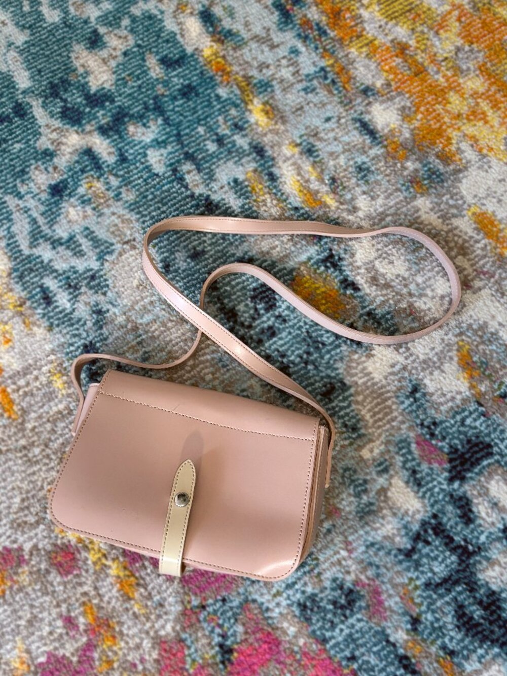 Miniso • light pink / nude crossbody bad